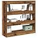 Mobile Libreria/Divisore - Legno rustico - 100x30x103cm - Legno ingegnerizzato - Foto miniatura 3