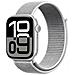 Bracciale Sport Per Apple Watch 38 / 40 / 41 / 42mm In Nylon Tessuto Velcro, Grigio - Foto miniatura 1