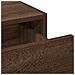 Tavolo da toeletta appendibile in rovere marrone 83x40x70 cm - Foto miniatura 9
