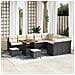 Set Divano da Giardino 12 pcs Nero e Crema 80 x 80 x 71 cm - Foto miniatura 2