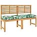 Cuscino per seduta pallet 4 pcs Motivo a foglia 40 x 40 x 8 cm - Foto miniatura 3