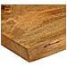 Piano Tavolo 110x60x3,8 cm Bordi Vivi in Legno Massello Mango - Foto miniatura 6