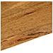 Piano Tavolo 110x60x3,8 cm Bordi Vivi in Legno Massello Mango - Foto miniatura 7
