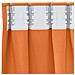 Tende con tende 2 pcs Arancione Vivo 260x140cm Poliestere - Foto miniatura 5