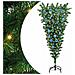 Albero di Natale artificiale pre-illuminato rovesciato con set di palline - Foto miniatura 1
