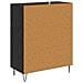Credenza con cassetto Rovere Nero 69,5 x 34 x 90 cm - Foto miniatura 8