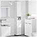 Mobile da Bagno con porta Bianco Lucido 30,5 x 30 x 195 cm - Foto miniatura 2