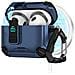 Custodia Magnetica Blu Per Airpods 4: Cover Protettiva In Tpu Pc Con Supporto, Compatibile Con Magsafe - Foto miniatura 1