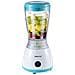 Mini-frullatore 500ml 300w Multifunzione Con Lame Inox, Bianco / Blu - Foto miniatura 1