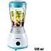 Mini-frullatore 500ml 300w Multifunzione Con Lame Inox, Bianco / Blu - Foto miniatura 5