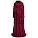 Coperta Indossabile Oversize Con Maniche E Tasca, Chiusura Regolabile A Strappo 150x180cm Red - Foto miniatura 6