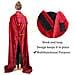 Coperta Indossabile Oversize Con Maniche E Tasca, Chiusura Regolabile A Strappo 150x180cm Red - Foto miniatura 7