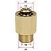 Adattatore M22 In Ottone - Riduzione Filettatura Interna Ed Esterna | Compatibile Con Idropulitrici Kärcher, Lavor, Bosch, Nilfisk - Foto miniatura 2