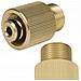 Adattatore M22 In Ottone - Riduzione Filettatura Interna Ed Esterna | Compatibile Con Idropulitrici Kärcher, Lavor, Bosch, Nilfisk - Foto miniatura 1