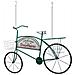 Bicicletta Decorativa In Metallo Con Due Cestini 134x32x85h Cm - Foto miniatura 4