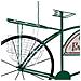Bicicletta Decorativa In Metallo Con Due Cestini 134x32x85h Cm - Foto miniatura 7