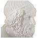 Scultura Saggio Busto Di Filosofo Classico In Resina Bianca - Foto miniatura 5