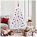Albero di Natale Artificiale con Rami Pieghevoli Bianco 150 cm - Foto miniatura 2