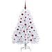 Albero di Natale Artificiale con Rami Pieghevoli Bianco 150 cm - Foto miniatura 4