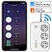Ciabatta Multipresa Smart Wi-fi, 3 Prese Eu + 4 Usb Qc /pd, Controllo Da Smatphone App Dedicata - Multipresa Intelligente Con Timer E Controllo Individuale, Compatibile Con Alexa E Google Home - Foto miniatura 1