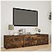 Mobile TV con LED con LED Quercia Affumicata 165 x 34 x 40 cm - Foto miniatura 2