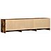 Mobile TV con LED con LED Quercia Affumicata 165 x 34 x 40 cm - Foto miniatura 8
