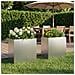 Vaso da giardino 2 pz Argento 50 x 30 x 40 cm Acciaio zincato - Foto miniatura 2