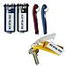 scatola 6 portachiavi key clip giallo durable - Foto miniatura 1