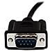 Cavo seriale null modem DB9 RS232 nero 2 m - F / M - Foto miniatura 2