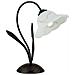 I-BYRON / L RUG - Lampada da tavolo color ruggine con spighe 60 watt E27 - Foto miniatura 1