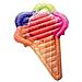 Materassino Cono Gelato Gonfiabile - Foto miniatura 1