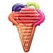 Materassino Cono Gelato Gonfiabile - Foto miniatura 2