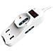 Multipresa Ciabatta 3 Posti Bipasso / schuko Presa Tedesca E Prese / bipasso Standard Italiano + 2 Prese Usb Con Protezione - Sku 8745 - Foto miniatura 1