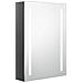 Armadietto Bagno con Specchio e LED Grigio Lucido 50x13x70 cm - Foto miniatura 1