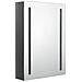 Armadietto Bagno con Specchio e LED Grigio Lucido 50x13x70 cm - Foto miniatura 8