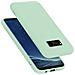Custodia Compatibile Con Samsung Galaxy S8 Plus In Liquid Verde Chiaro - Coperchio Protettivo In Silicone Tpu Flessibile - Foto miniatura 1