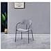 Set Di 4 Sedie Con Braccioli Grigio Chiaro Alexia - Foto miniatura 3