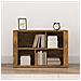 Credenza Rovere Fumo 80x30x54 Cm In Legno Multistrato - Foto miniatura 3