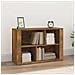 Credenza Rovere Fumo 80x30x54 Cm In Legno Multistrato - Foto miniatura 1