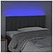 Testiera A Led Grigio Scuro 80x5x78/88 Cm In Tessuto - Foto miniatura 3