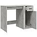 Scrivania Grigio Cemento 100x49x75 Cm In Legno Multistrato - Foto miniatura 6