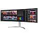 Monitor 49" LED IPS Curvo Gaming 49WQ95C-W 5120x1440 UltraWide Dual QHD Tempo di Risposta 5 ms Frequenza di Aggiornamento 144 (Hz) - Foto miniatura 3