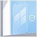 Proteggischermo Per Iphone Xs Max / 11 Pro Max Sottile Anti Luce Blu, Trasparente - Foto miniatura 3