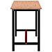 Banco Da Lavoro 200x55x81,5 Cm Legno Massello Faggio E Metallo - Foto miniatura 8