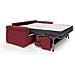 Giunone Divano Letto Alto 18 Cm. Impermeabile T02 Rosso - Foto miniatura 2