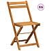 Sedie Pieghevoli Da Bistrò 6 Pz In Legno Massello Di Acacia - Foto miniatura 2