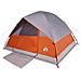 Tenda Familiare a Cupola 6 Persone Arancione Impermeabile - Foto miniatura 2
