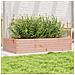 Fioriera Da Giardino 110x60x23 Cm In Legno Massello Di Douglas - Foto miniatura 1