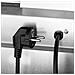 Stufa a Gas Portatile 2in1 in Metallo Nero Termostufa Infrarossi 3 elementi GH09 - Foto miniatura 4