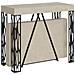 Consolle allungabile 90x40/196 cm Kerpa Small cashmere telaio antracite - Foto miniatura 1